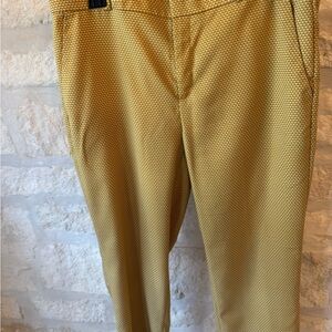 Banana Republic Women’s Mustard Patterned Chinos